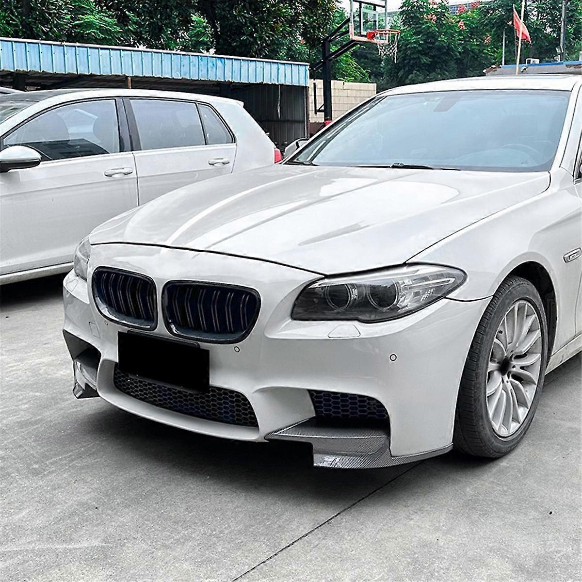 Diffuseur d'angle de pare-chocs avant en fibre de carbone pour Série 5 M5 F10 2011-2017