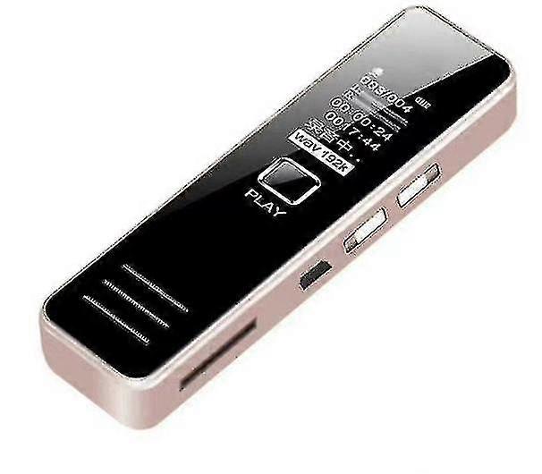 Mini Digital Recorder Is Rechargeable, Suitable For Meeting Records And Classrooms(rose Gold)