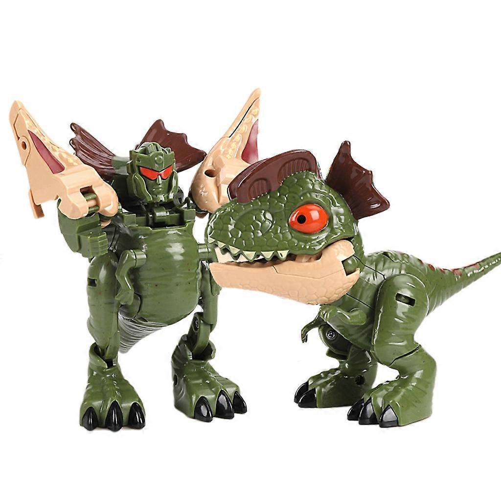 Giocattolo Robot Dinosauro Trasformabile a Batteria, Giocattolo Elicottero Trasformabile per Bambini