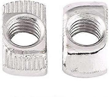 Set of European Standard Zinc Plated Carbon Steel Sliding T Nuts   (EU30-M4  15.5mm  8mm)