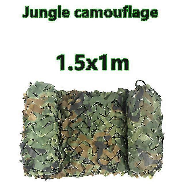 Mj Woodland Reinforced Camouflage Net Military Hunting Jungle For Pergola Gazebo Mesh Hide Garden Shade Outdoor Awning Cover