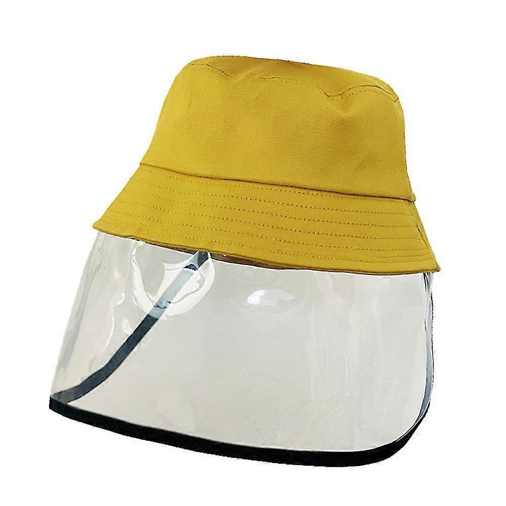 Children Face Shields Dustproof Fisherman Sun Hat Face Protective Cover Bucket Cap