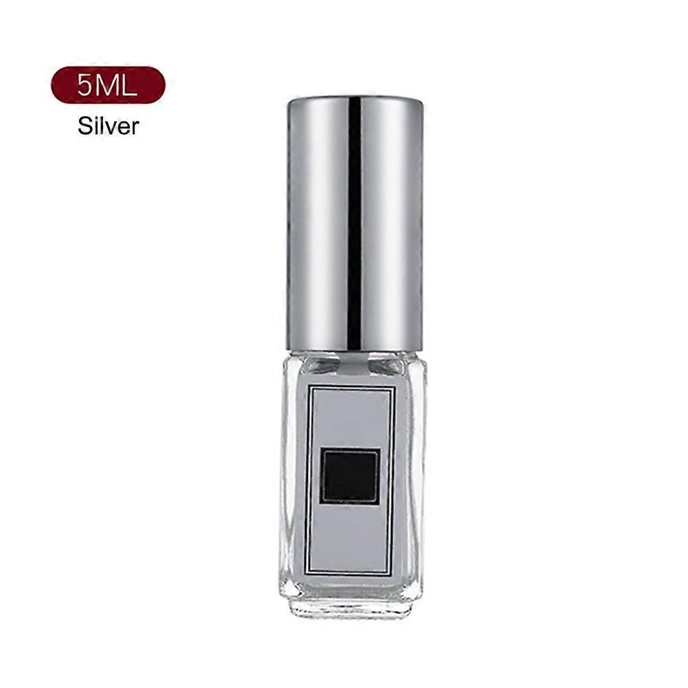 2023 New Empty Refillable Portable Perfume Bottle Traveler Glass Spray Atomizer Transparent Perfume Container
