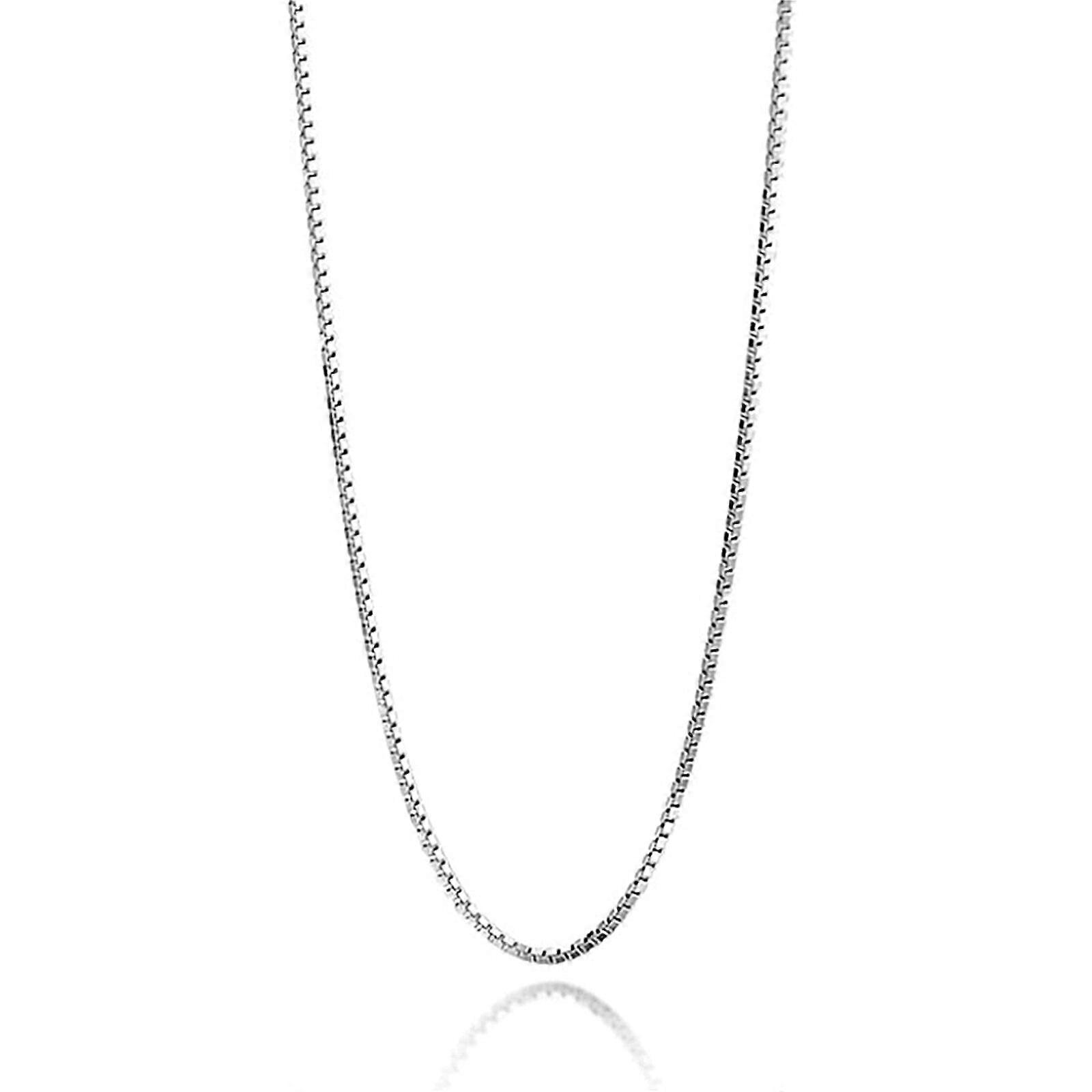 925 Silver Snake Bone Chain Necklace with Hypoallergenic Clasp - 16/18/20 Inch
