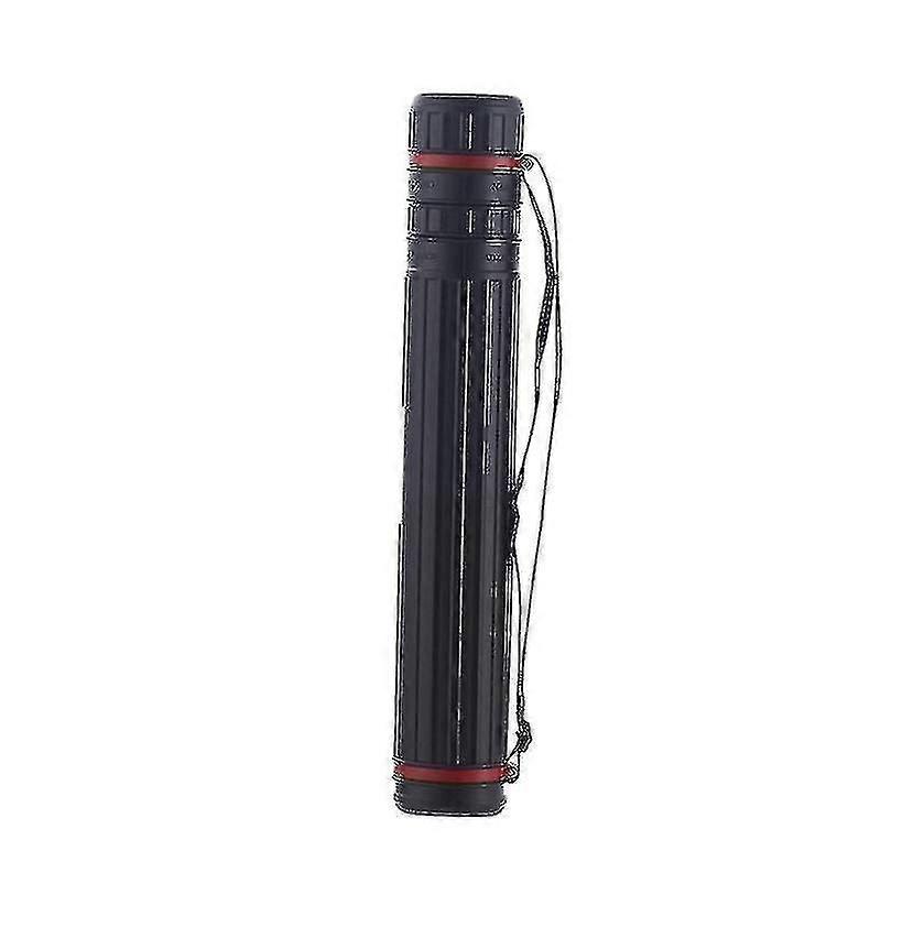 Telescoping Document Poster Storage Tube With Shoulder Strap Plastic Adjustable Artwork Holder Box