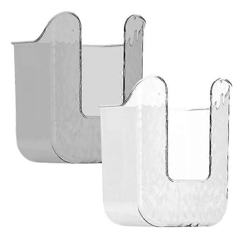 2 قطعة مناديل موزع مناديل مثبتة على الحائط حاوية مسح حامل مناديل الأنسجة موزع لحامل مناديل المرحاض في غرفة النوم