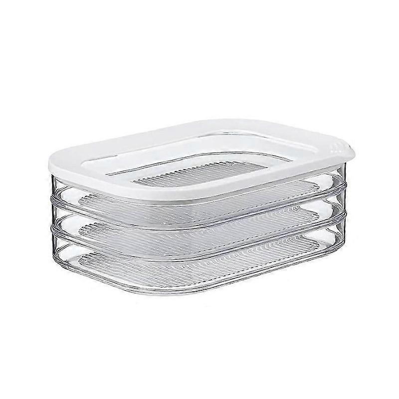 Lunch Meat Container for Refrigerator Bacon Preservation Box Bacon Storage Keeper Food Storage Solution Detachable
