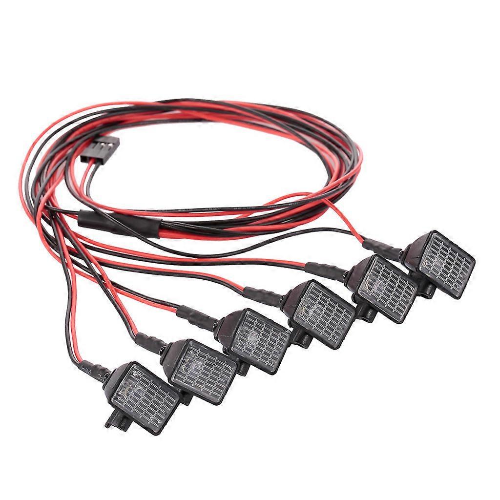 6 LED RC Car Light for HSP Redcat Tamiya Axial Scx10 Exquisite
