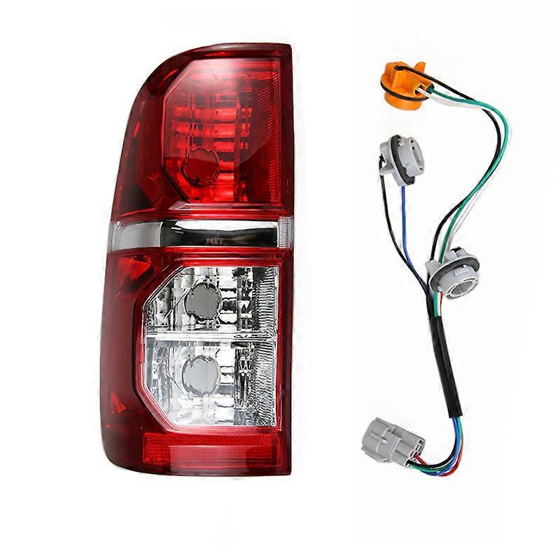 1Pc Tail Light Assembly With Wires For Toyota Hilux 2005 2006 2007 2008 2009-2015 Rear Taillight Warning Light Reversing Light