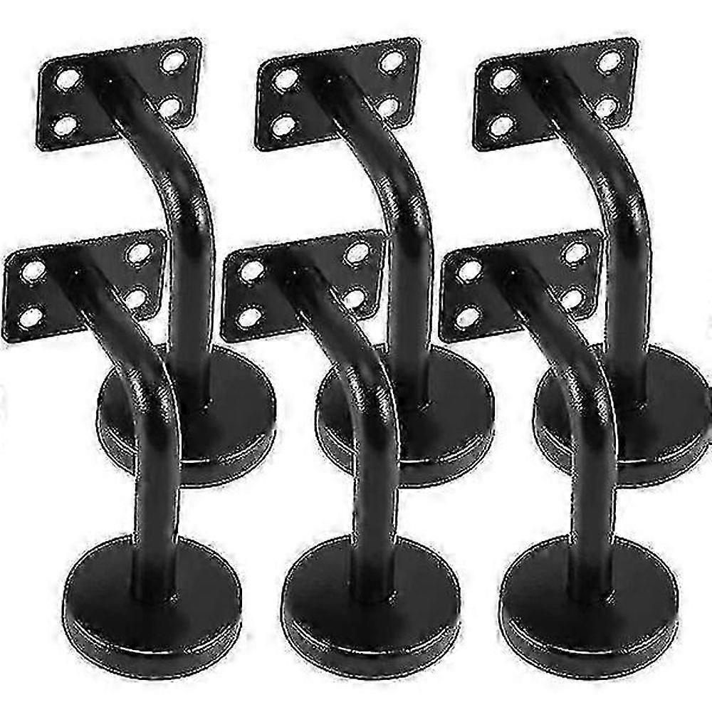 6pcs Handrail Bracket Banister Bracket Stainless Steel Hand Railing Bracket
