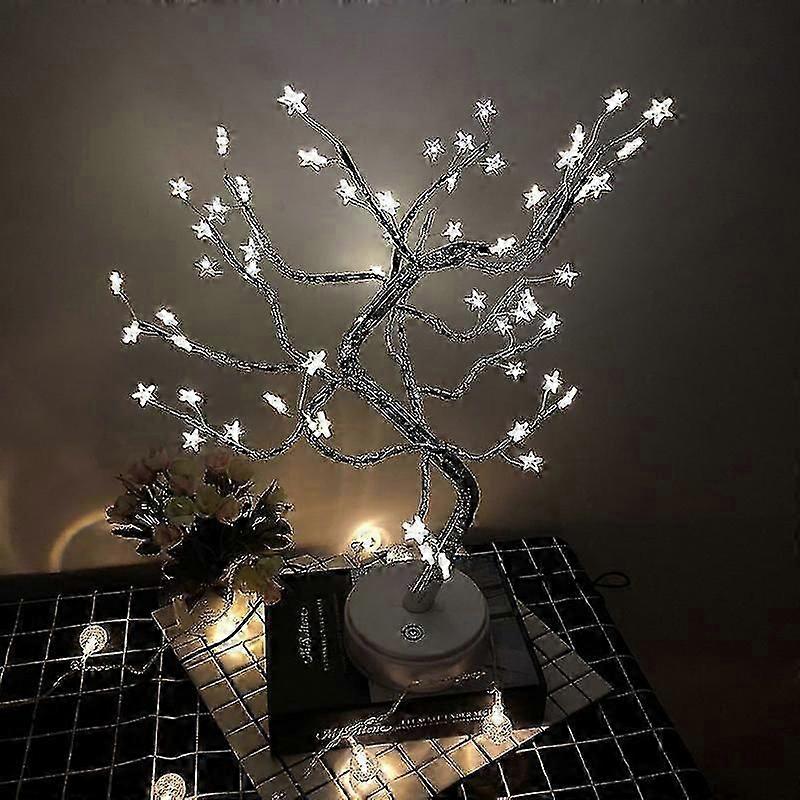 Tabletop Bonsai Lighted Tree Led Christmas Decorations Table Tree Lamp Lights