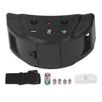Automatic Dog Bark Collar Adjustable Sensitivity Battery Powered Comfortable Dog Training Collar for Pets Black