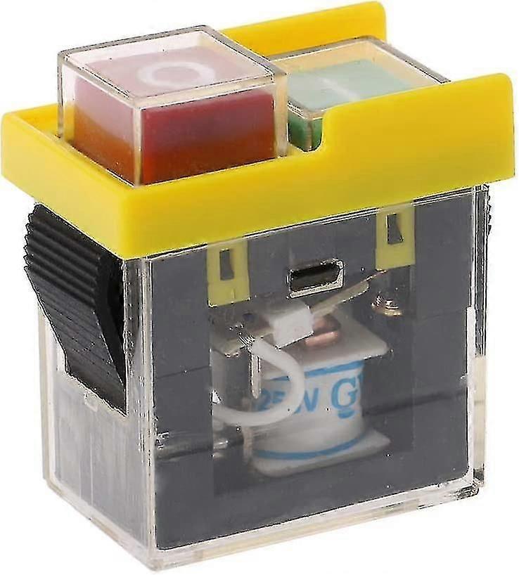 Kjd6 5e4 250v Waterproof Electromagnetic Switch Magnetic Start Button Power-off Protection Self-locking Switch Kjd20