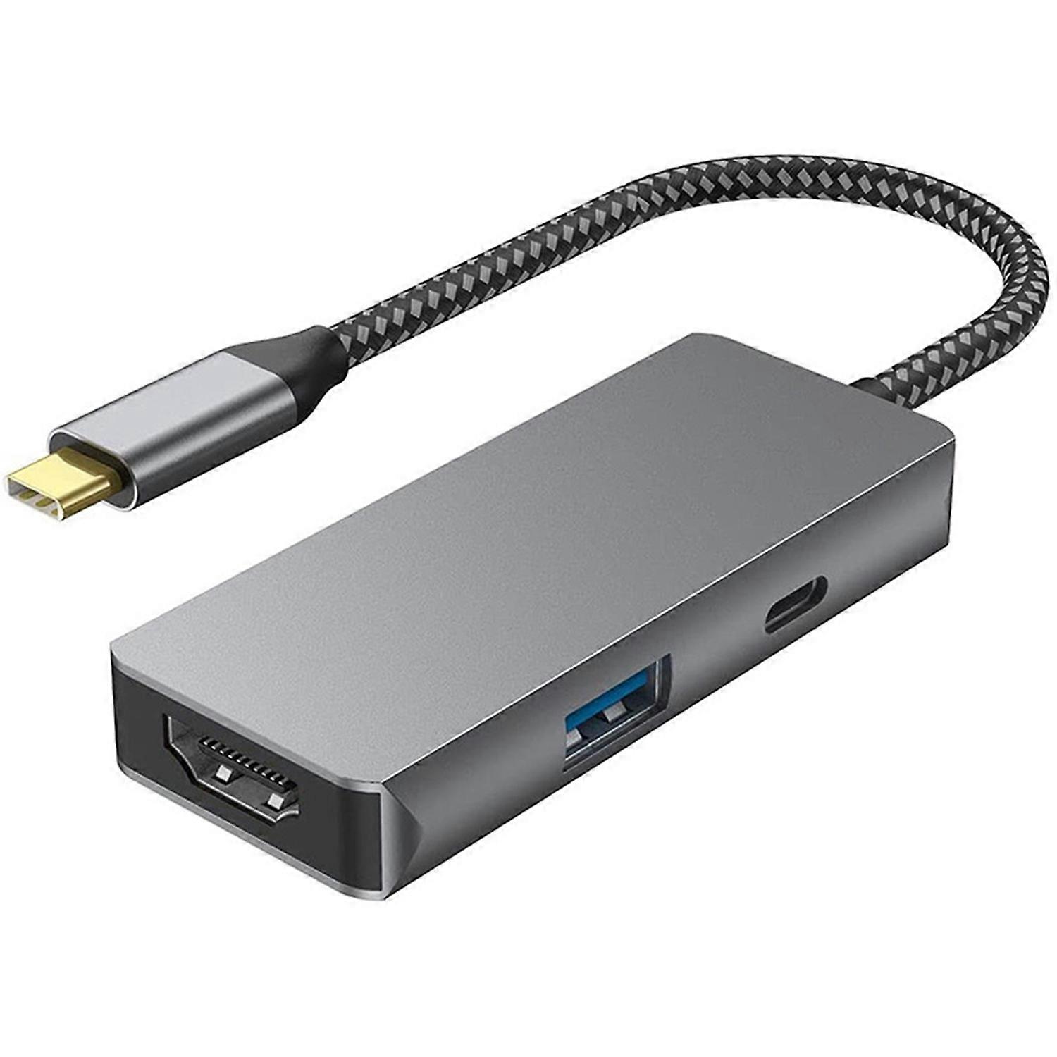 Docking Station TYPE-C to HDMI-compatible 4K Plug And Play Portable High Speed Transmission Fast