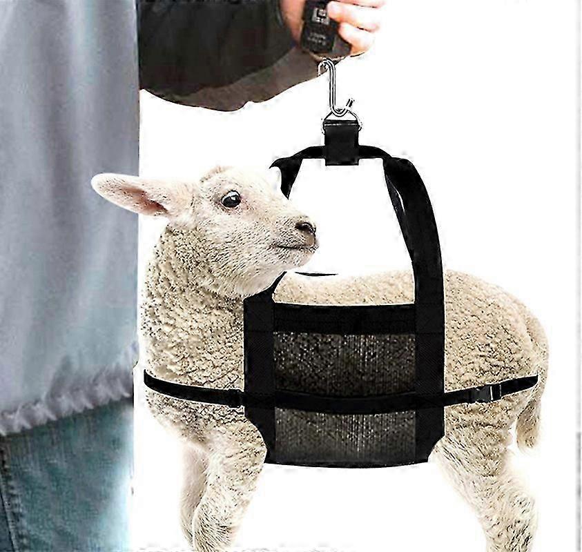 Calf Sling for Weighing Animals - Calf Scale Hanging Weight Scale Sling with Adjustable Straps for Weighing Calves Lambs Goats Baby Alpacas