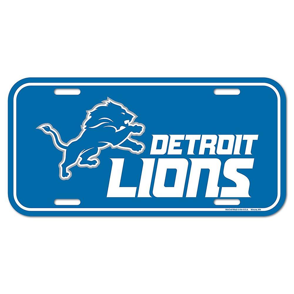 Wincraft NFL License Plate - Detroit Lions