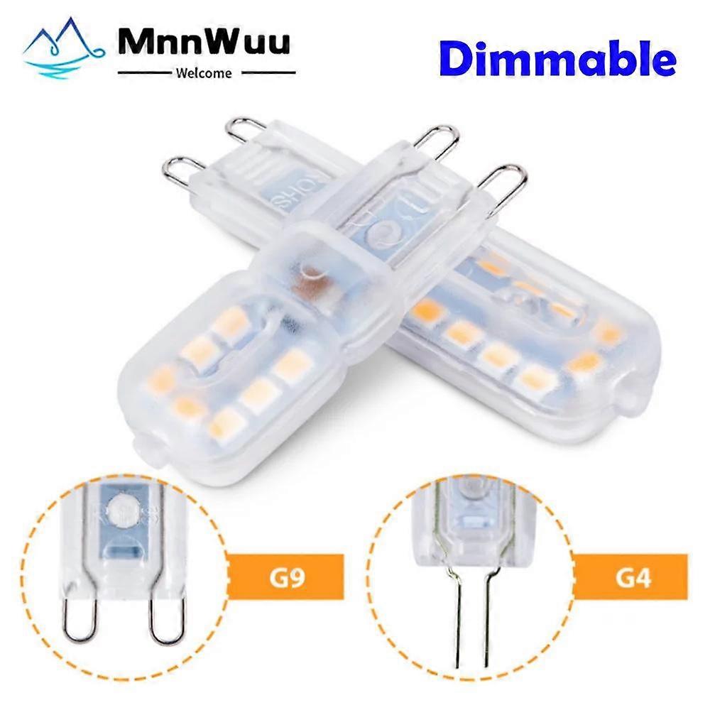 LED Bulb G4 G9 LED Bulb 3W 5W AC 220V LED Lamp SMD2835 Spotlight Chandelier High Quality Lighting Replace Halogen Lamps 14LEDs 22LEDs