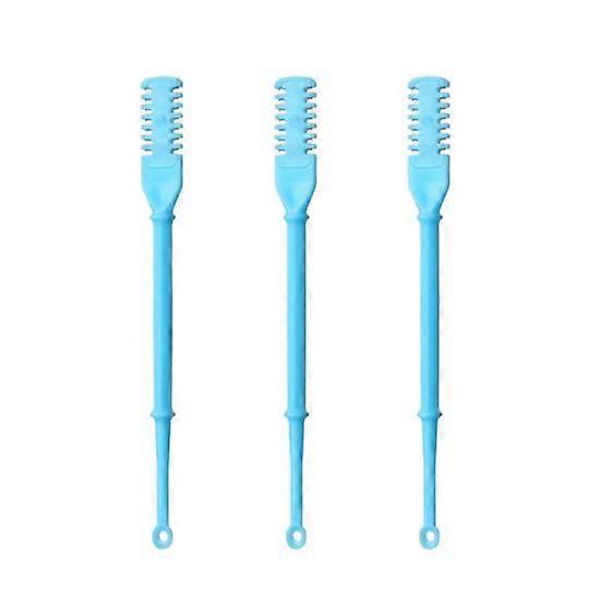 3/12Pcs 2-In-1 Nose Hair Trimmer 360 Degrees Rotating Nose Hair Cutter Double Sided Blades Nose Hair Remover Tool Stainless Steel Manual Nose