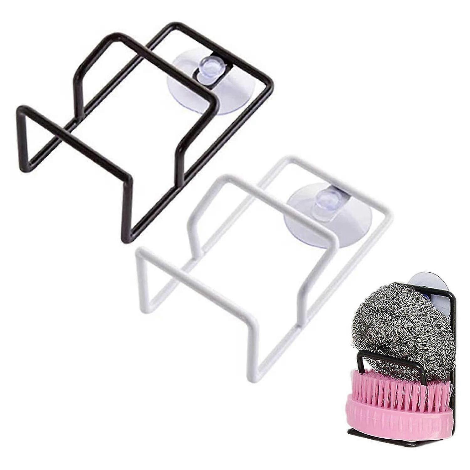 2 Pcs Kitchen Sponge Holder with Suction Cup