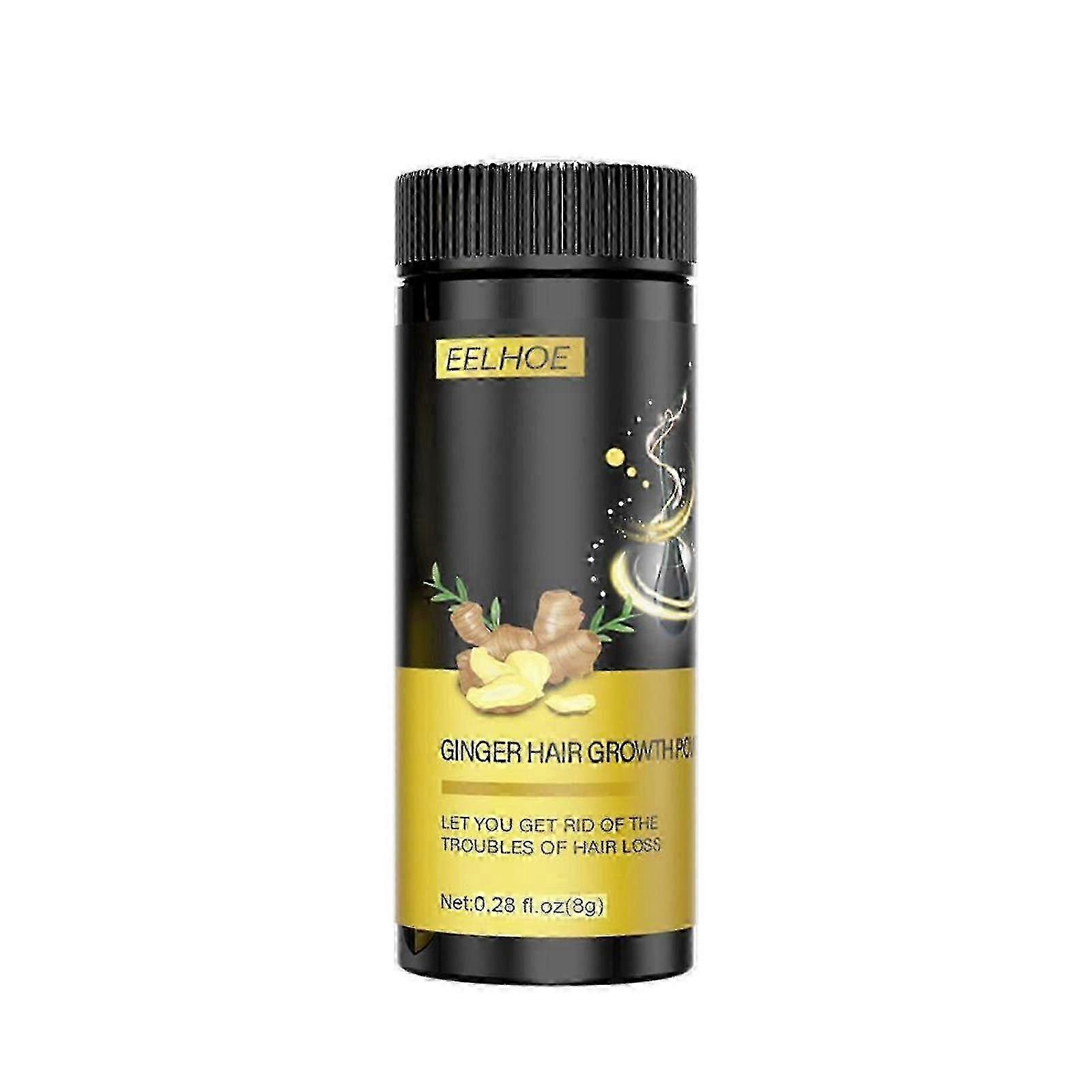 مسحوق العناية بالشعر Eelhoe Ginger مغذي ، قوي ، مضاد للتقصف ، مسحوق الزنجبيل ، نمو الشعر ، العناية بالشعر الأسود ، العناية بالشعر ، الزنجبيل