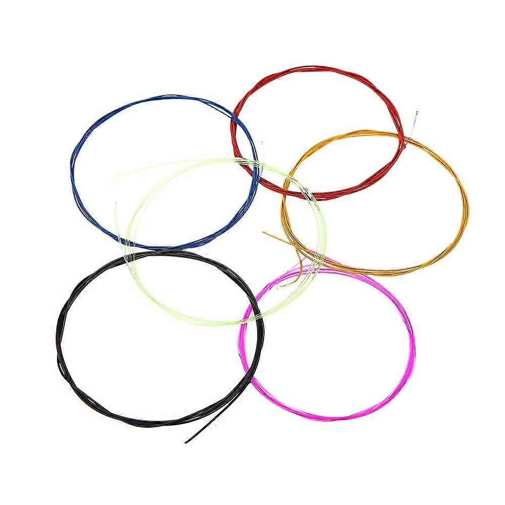 Alice A107C Guitar Six Strings Colorful Nylon Core Coated Copper Alloy Wound