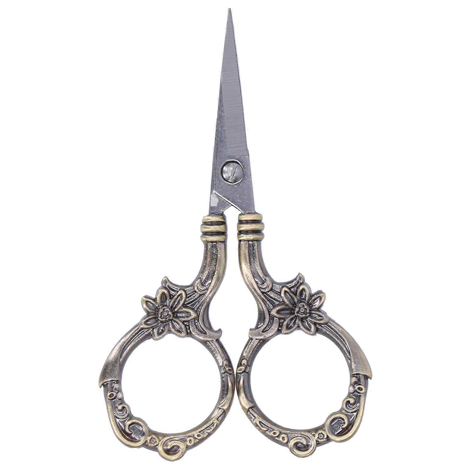 Flower Scissors, DIY, Needlework, Embroidery, Retro