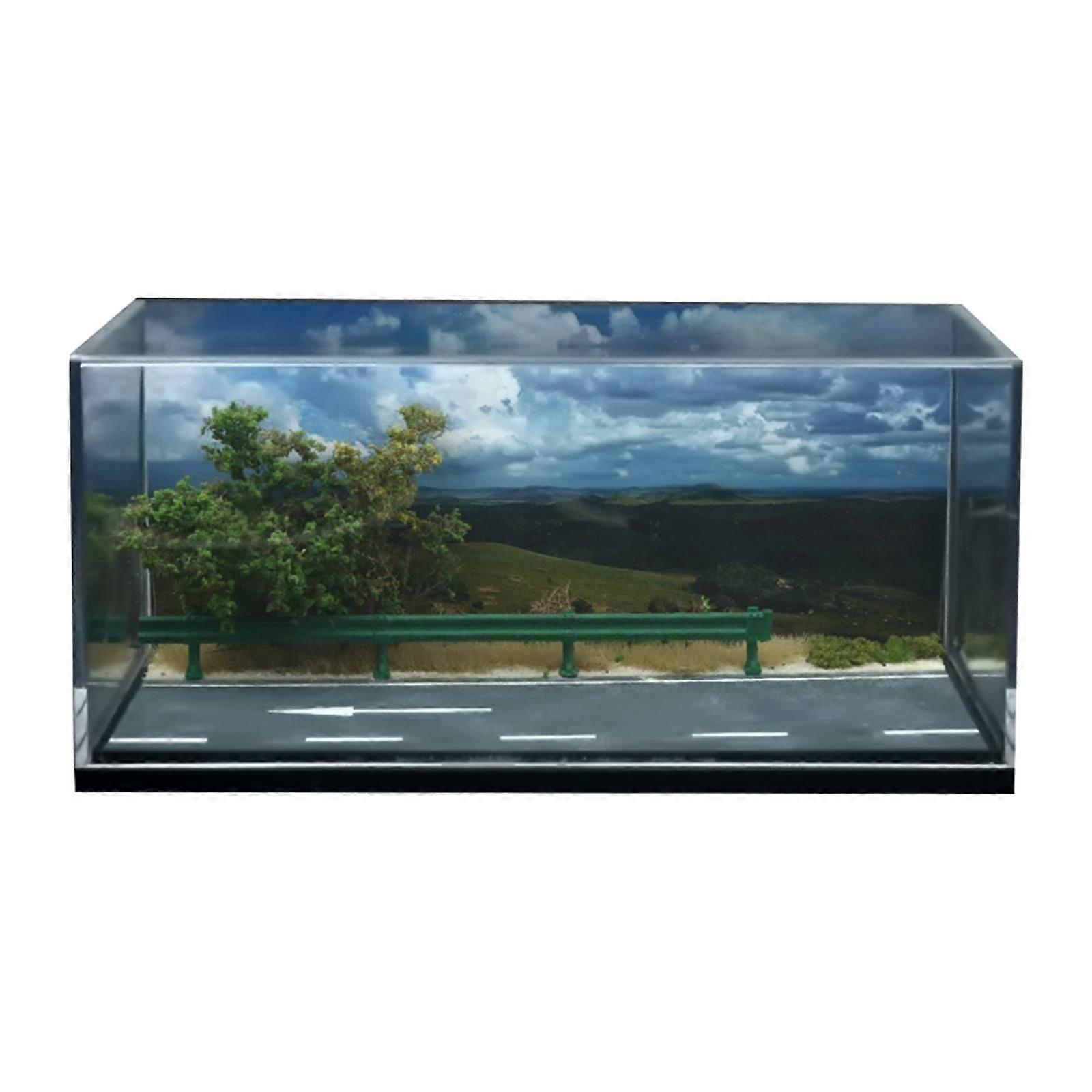 1/64 Car Scene Model Backdrop Scene Model for Model Car Ornament Collections