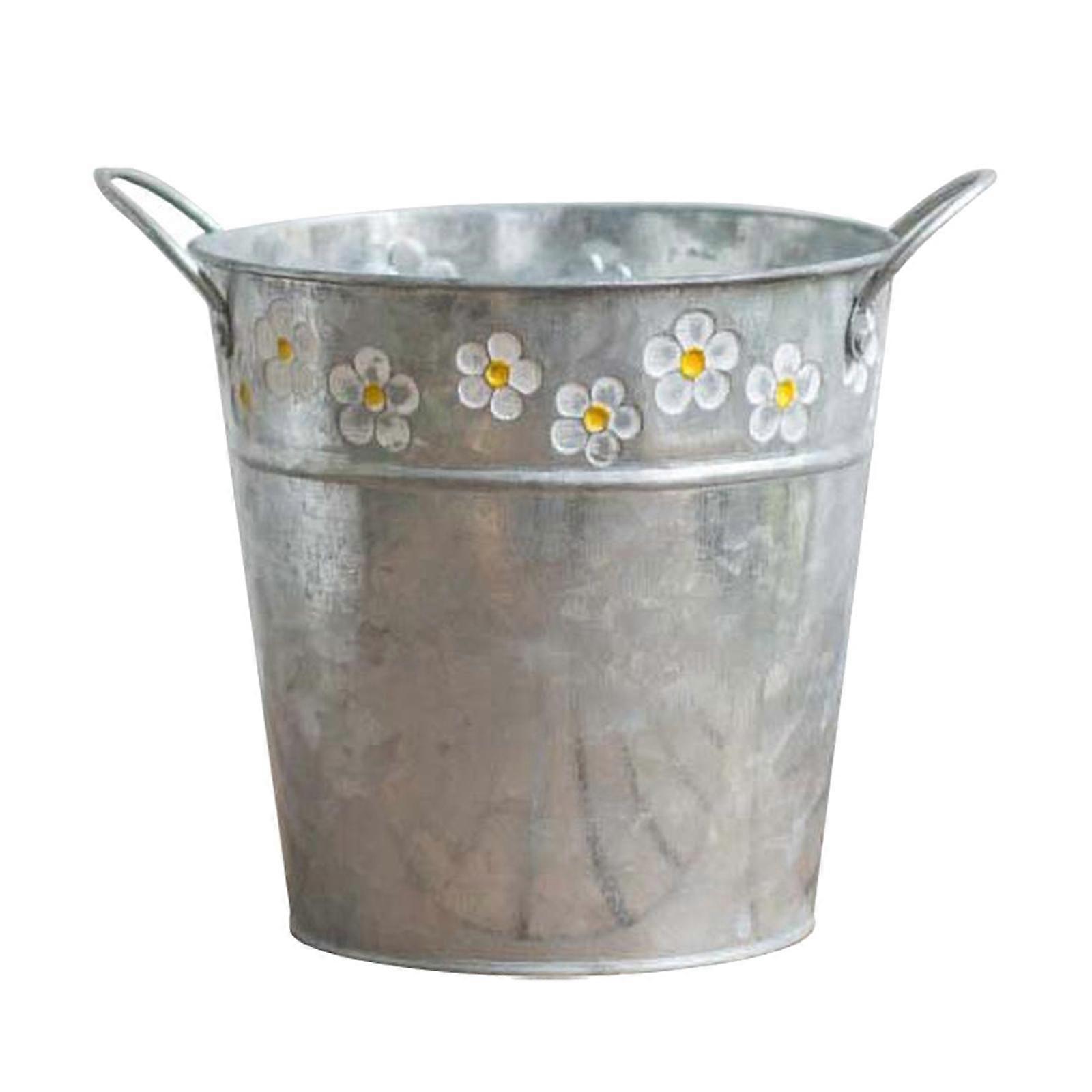 Basket Bucket Planters Pot,Storage Bucket,Rust Prevention Basket Bucket Planters