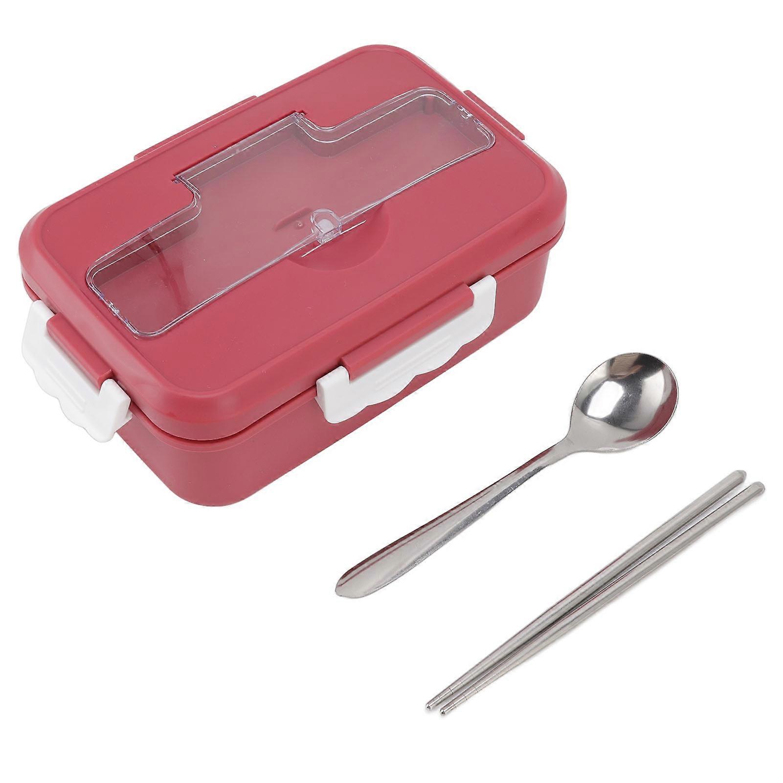 Thermal Bento Lunch Box with Spoon and Chopsticks Students