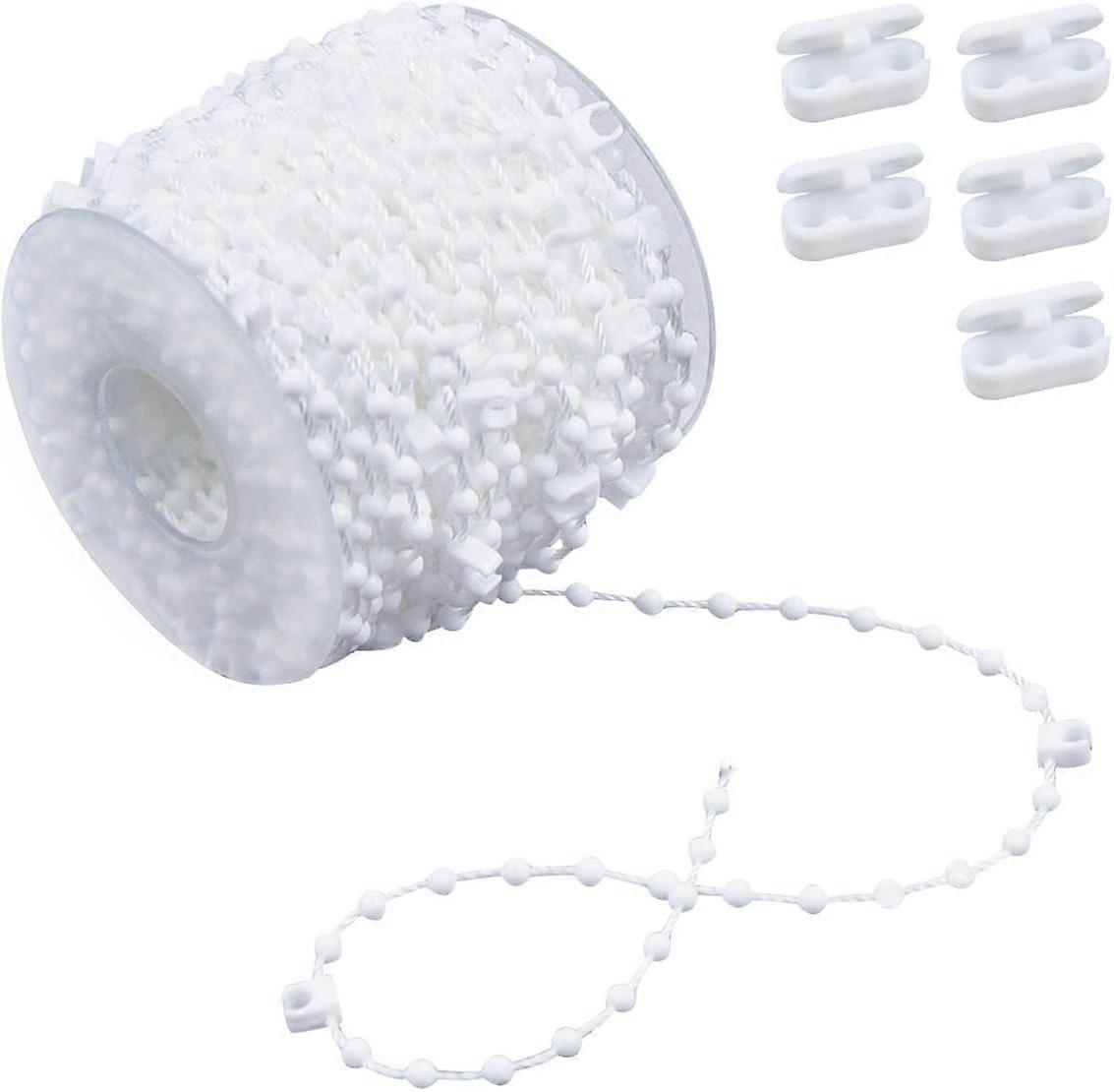 20m vertical blind bottom chain link with 5 plastic chain connectors for 89mm slats
