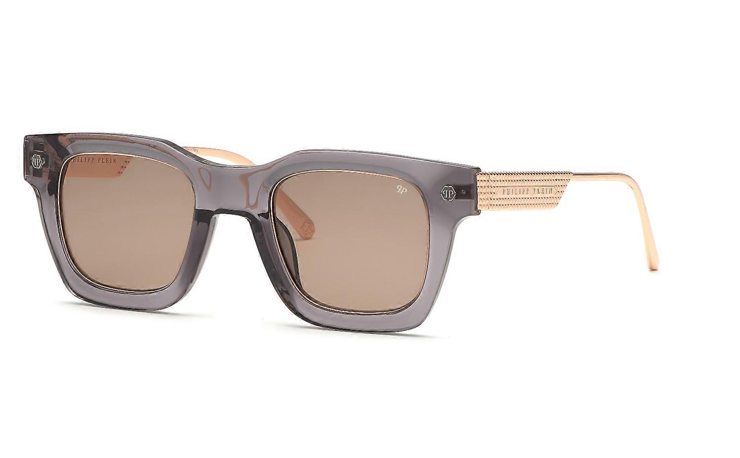Sunglasses Philipp Plein SPP105M 09MB Grey Transparent 50/24/145 MAN