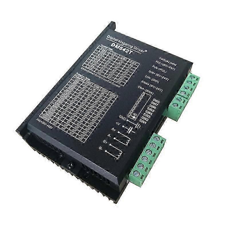 High qualityDM542T CNC Stepper Motor Driver 1.0-4.2A 20-50VDC 1/128 Micro-Step Resolutions Compatible with 17 and 23 Stepper Motor