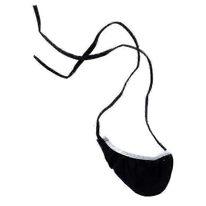 ثونغ T-Back منخفض الارتفاع الحسي للرجال مع حقيبة انتفاخ - KINCJON سروال قصير مثير نصف ثونغ