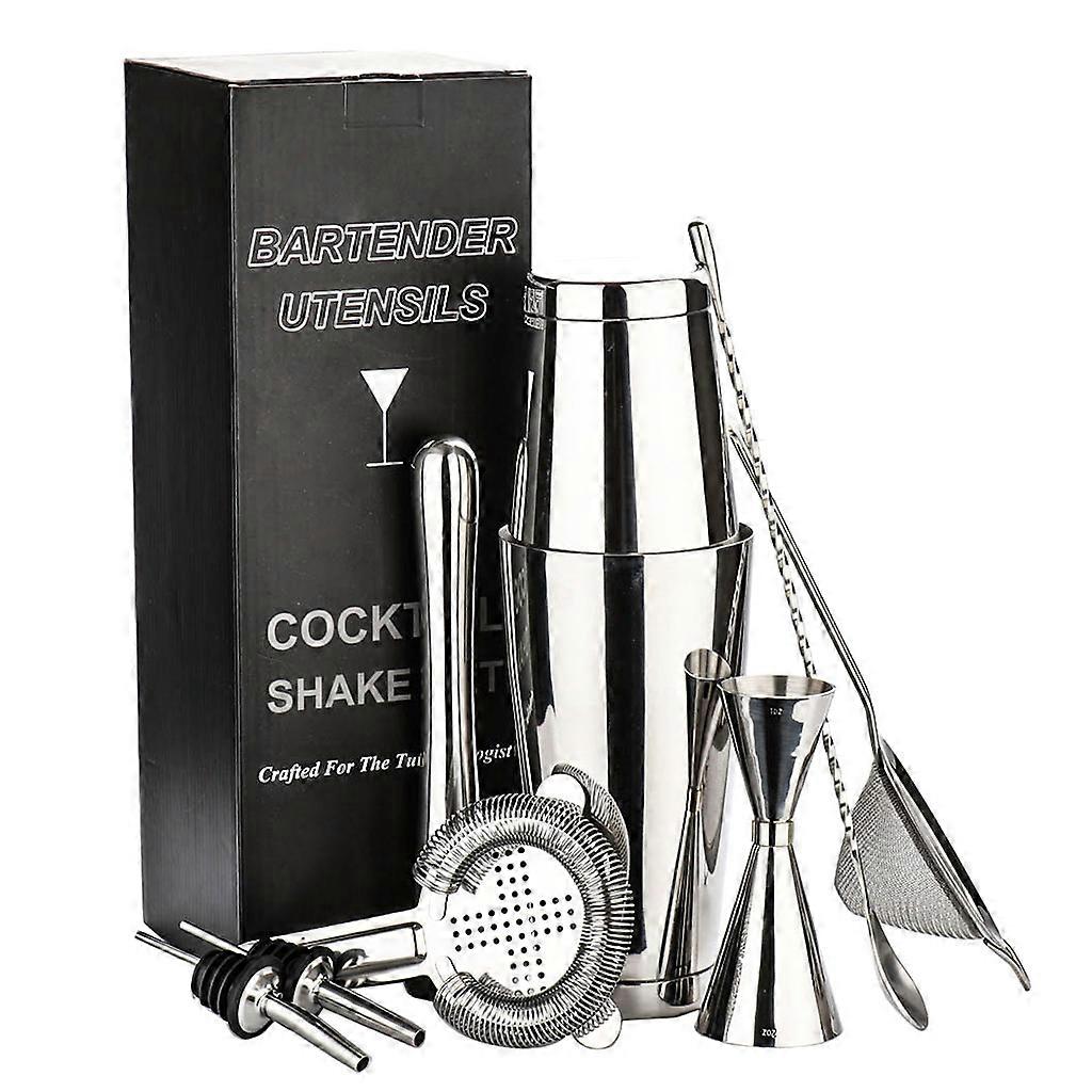 Koktailový mixér Šejker 550ml/750ml Hawthorne Sitko Bartender Tool strieborná