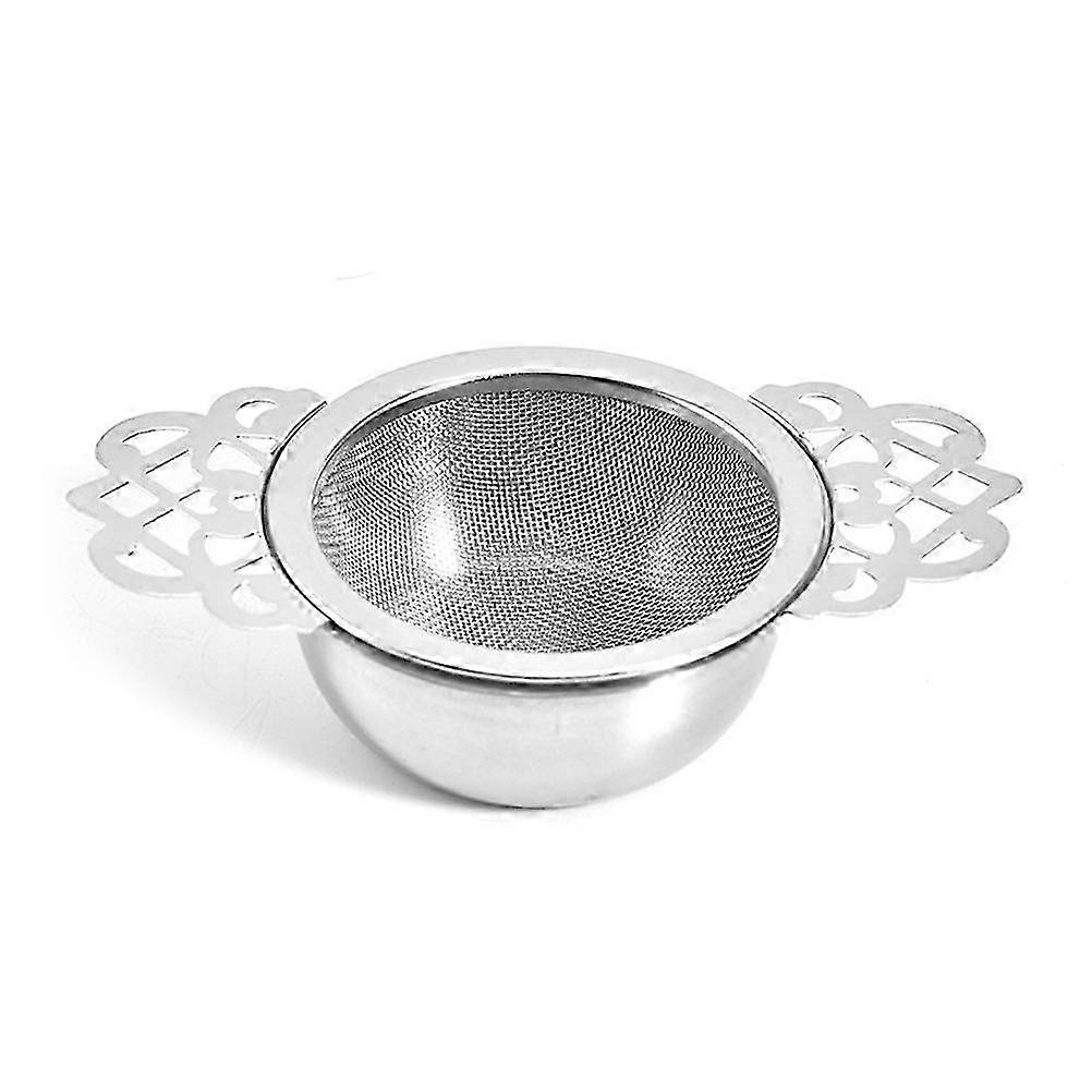 Tea Strainers with Drip Bowl Stainless Steel Tea Infuser Set Tea Filter with Double Wing Handles