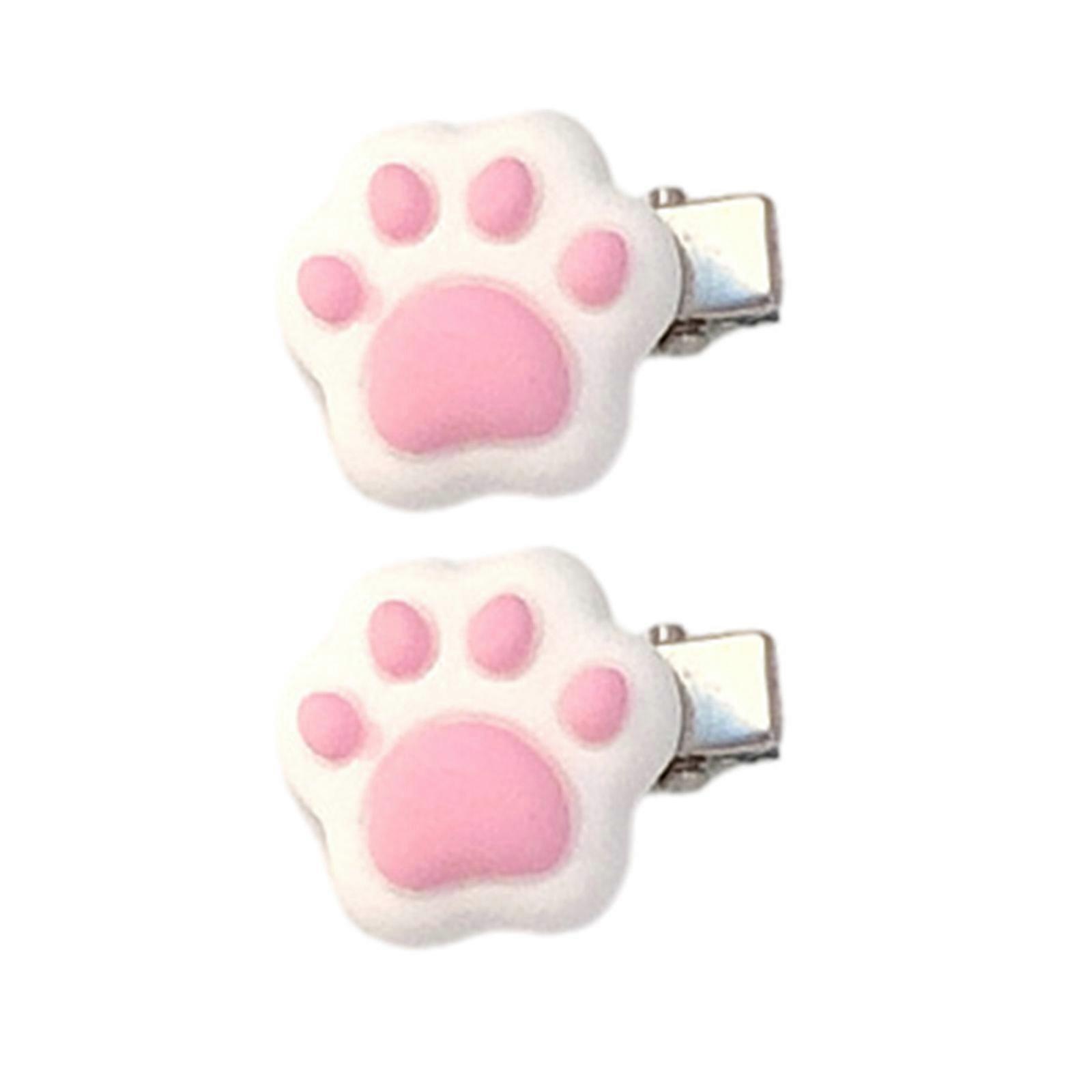 Chic pince à cheveux mini chat patte forme épingle à cheveux pour queue de cheval frange dopamine look style épingles à cheveux pour adolescents enfants