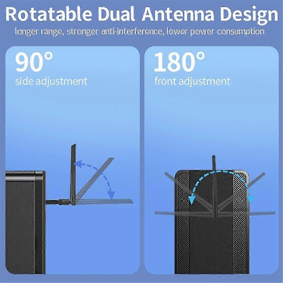 150M Bluetooth 5.4 Adapter Free Driver USB Bluetooth Dongle Adapter for PC Mouse Keyboard Audio Receiver