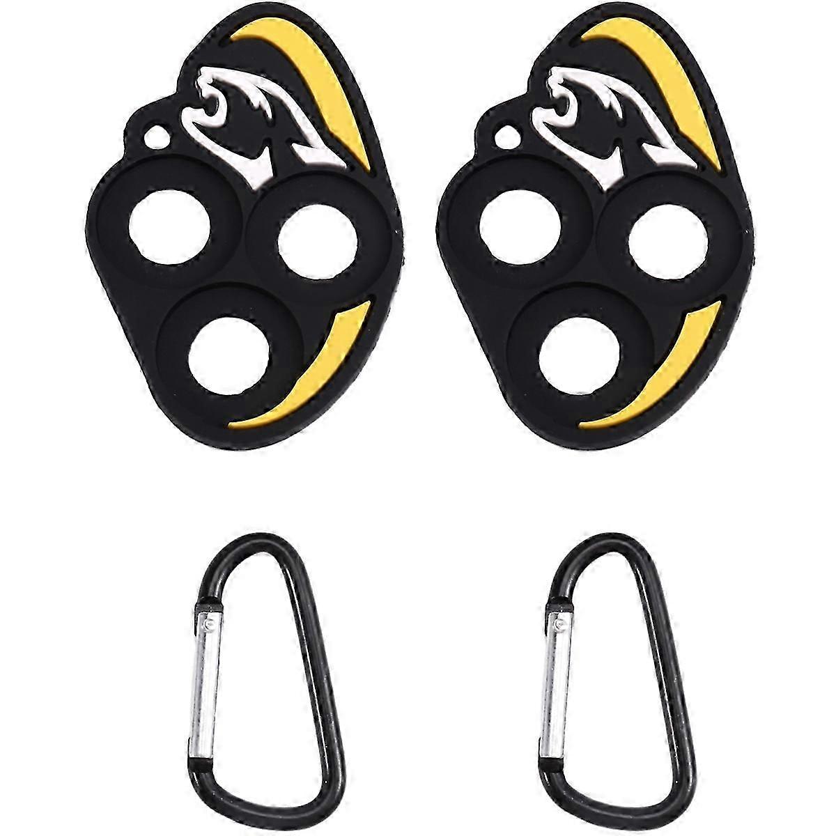 2pc Cue Joint Protector Holder Portable Protective Cue Tips Holder Hold Tool 3Hole Storage Clip for