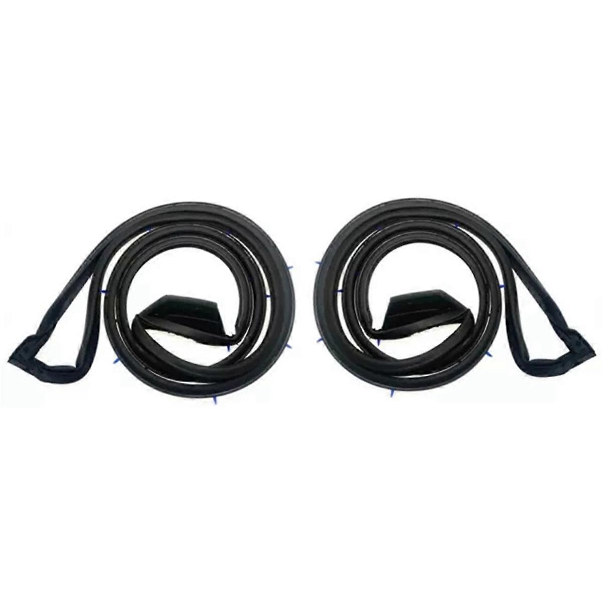 Front Left+Right Door Weatherstrip Seal For Nissan Sentra 2013-2018