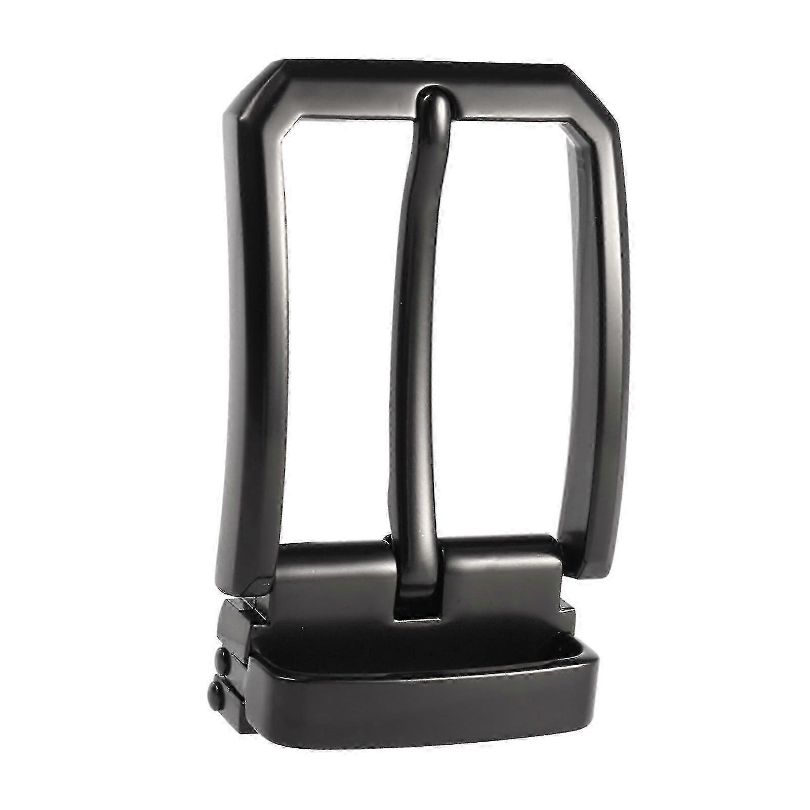 Men's Reversible Metal Belt Buckle Rectangular Pin Replacement Hardware Accessory