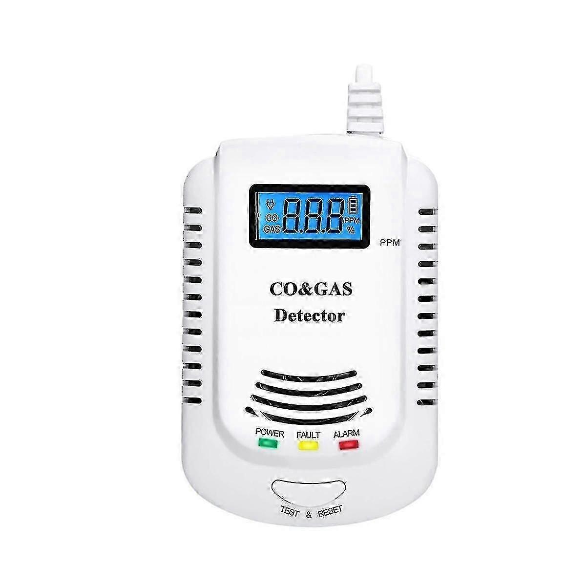Carbon Monoxide Detector, Detector, Alarm Sensor Methane Propane , Leak Detector Eu Plug