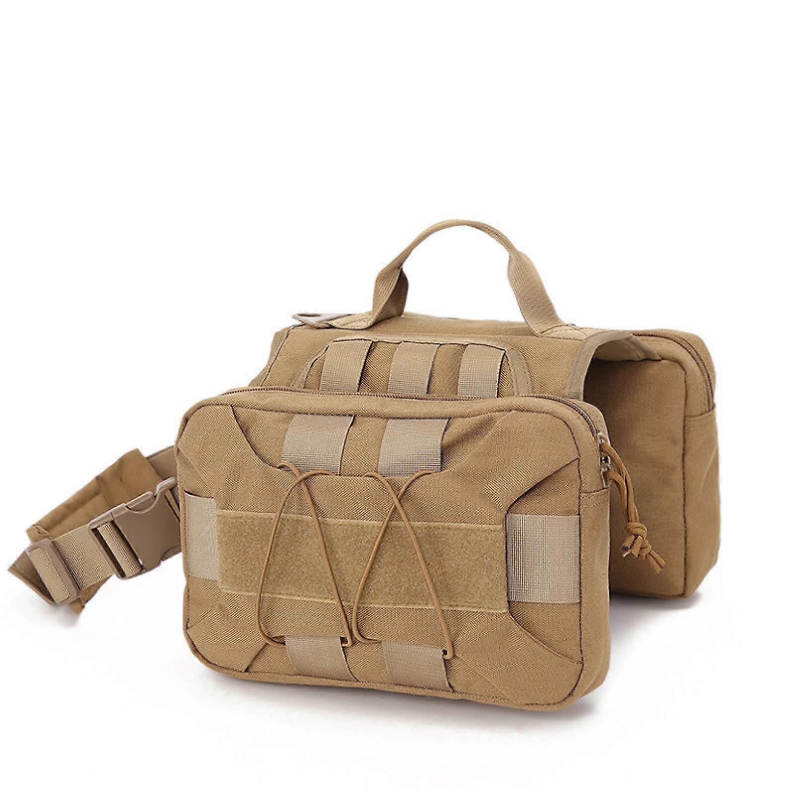 Medium to Large Dog Backpack Saddle Bag for Camping and Trekking, Durable with 2 Spacious Side Pockets