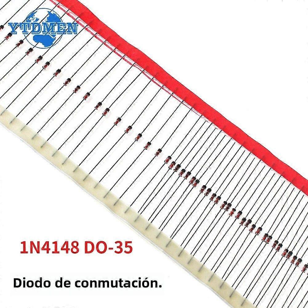 1N4148 DO-35 Fast Interconnect Diode Kit 50PCS 200mA 100V High Speed for Electronics and Hardware Components