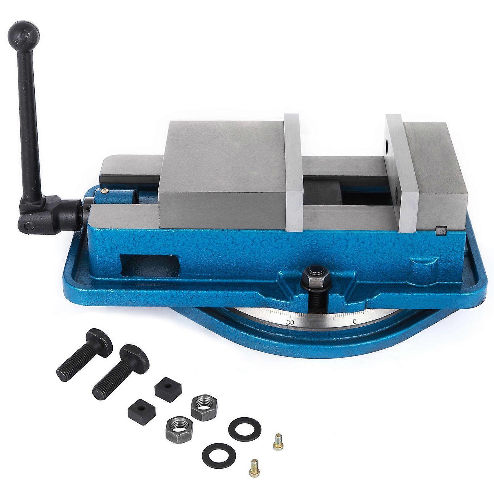3'' Bench Vise Precision Milling Vise Swivel Base Swiveling Hardened Metal