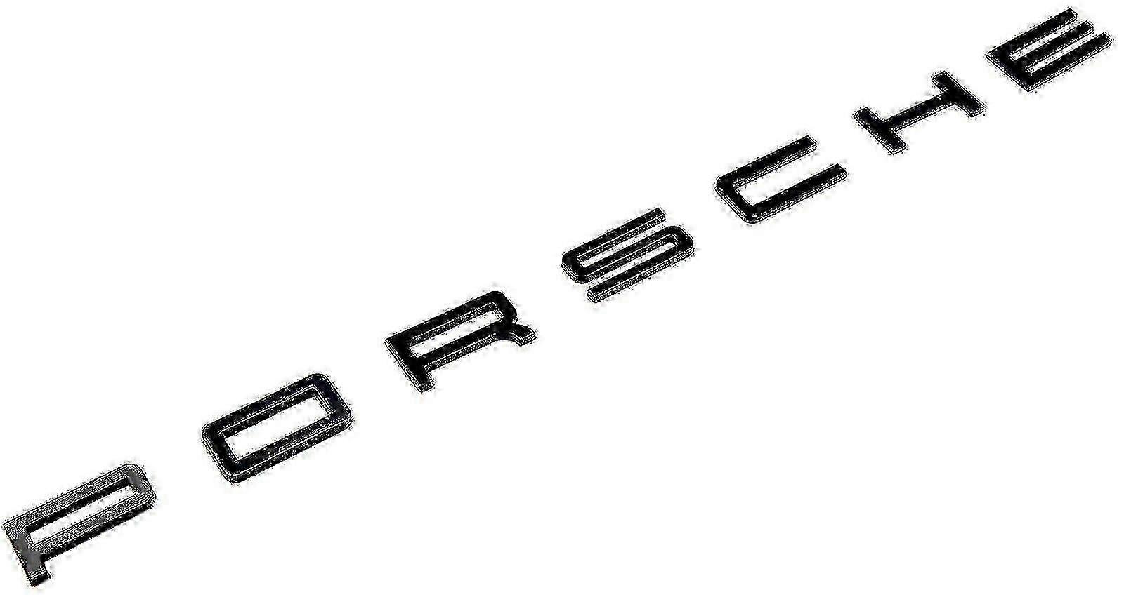 Fényes fekete hátsó embléma Porsche Cayenne Turbo és GT3 Z modellekhez