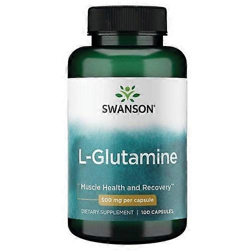 Swanson Vitamins L-Glutamine, 500 Mg, 100 Caps (Pack of 1)