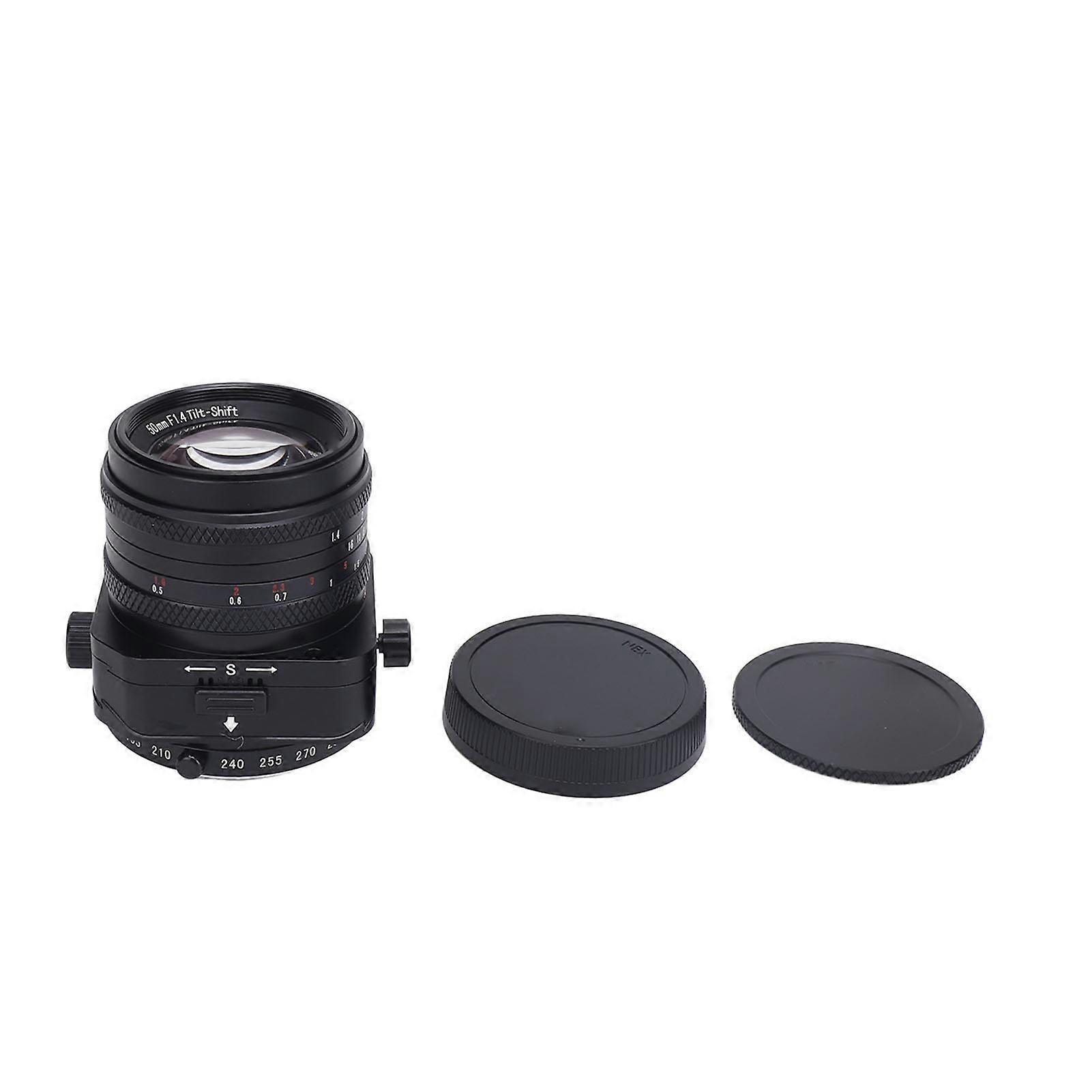 50mm F1.4 Half Frame Manual Focus Large Aperture Tilt Portrait Lens E Mount for A6000 A6300 A6400 A7C A7MIII A7MIV A7RIII A9
