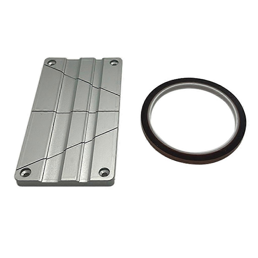 Tape Splicing Block 1/2 1/4 10In Tape Splicing Set for Opening Reel To Reel