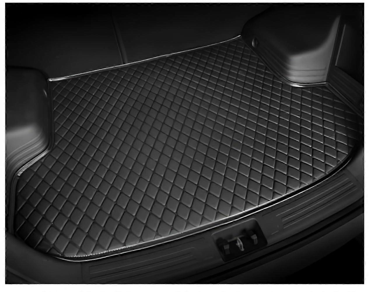 Custom Trunk Mats Cargo Liners for Sedan SUV All Weather Protection Black Leather Fit for 99.9% Models
