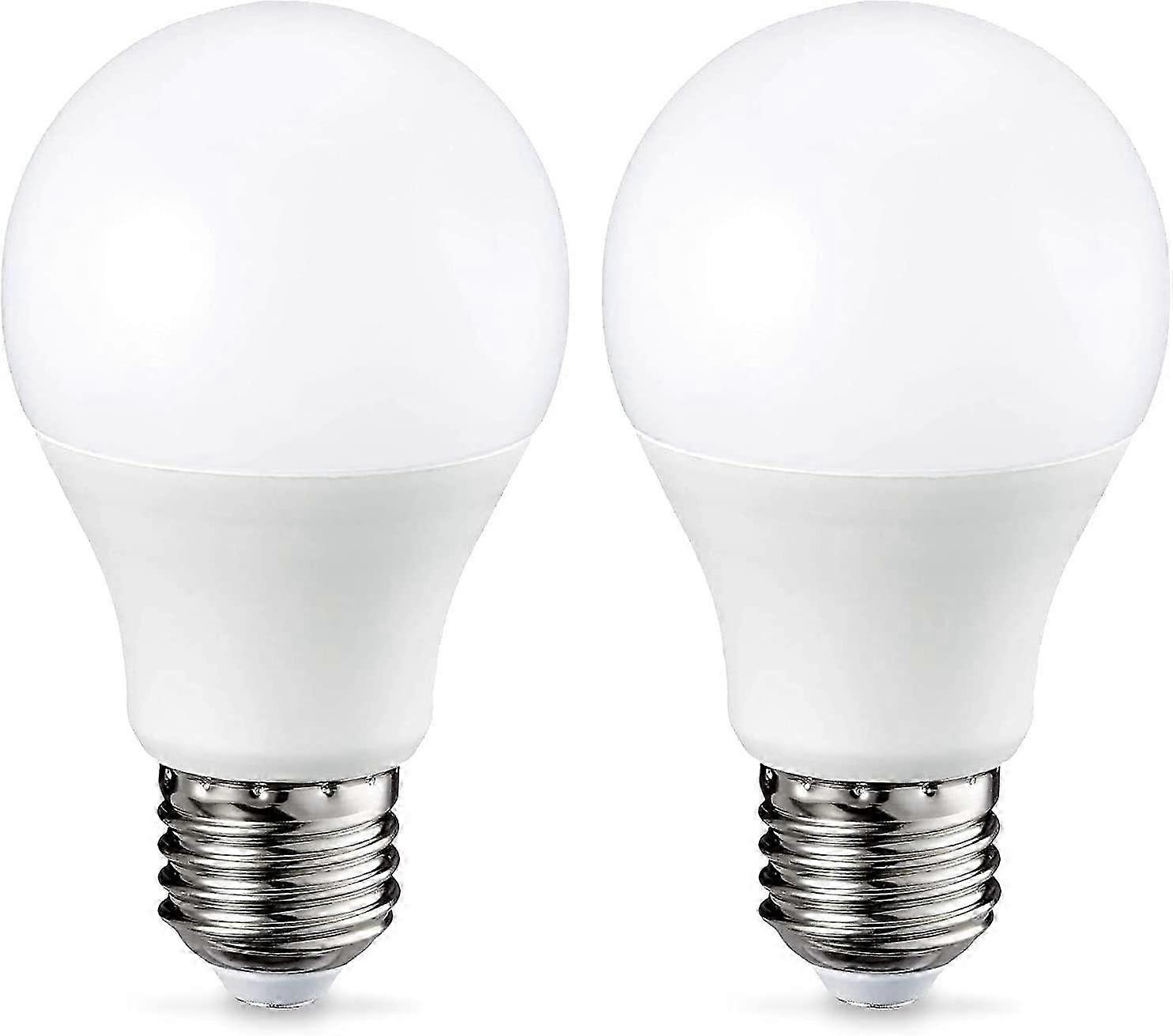 2 Pc LED E27 Screw Bulb, 9W (equivalent to 60W), Warm White, Dimmable